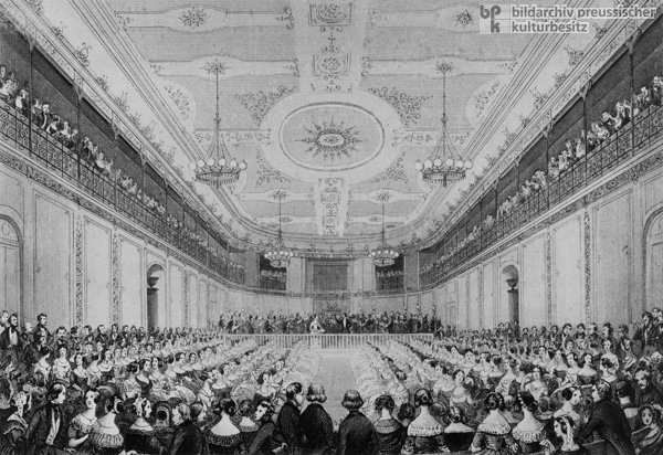 Concert in the Leipzig <i>Gewandhaus</i> (1845)